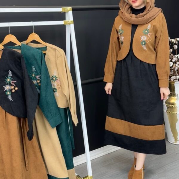 سارافون و کت گلدوزی کد 12401